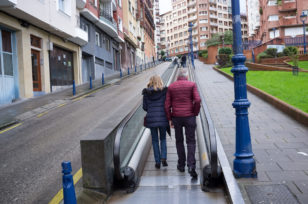 Laufband im Stadtteil Portugalete