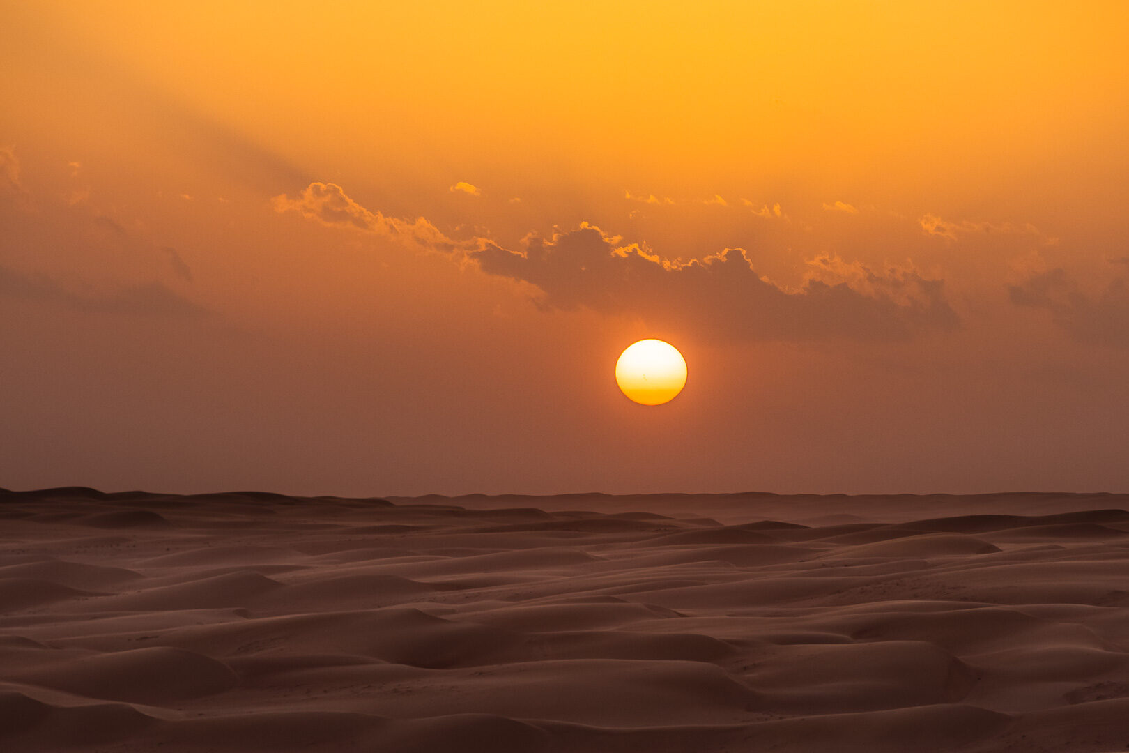 Sonnenuntergang in der Wüste