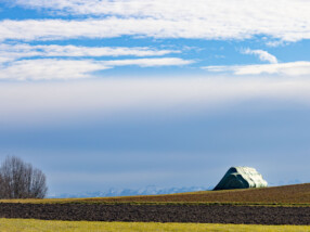 acker braun, berge wiss